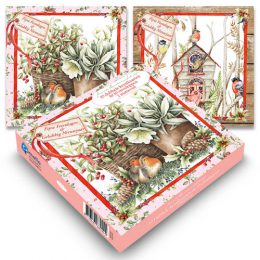 Janneke Brinkman kerstboxjes VOGELS BIJ MAND – VOGELHUISJE